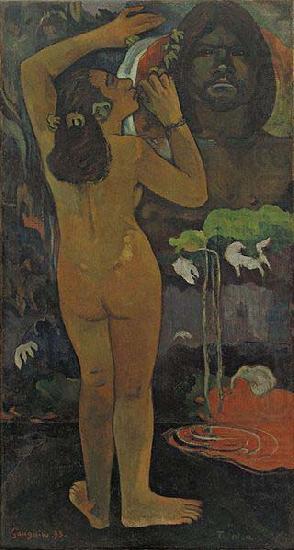 The Moon and the Earth (Hina tefatou, ', ', ', ', ', ', ', '),, Paul Gauguin